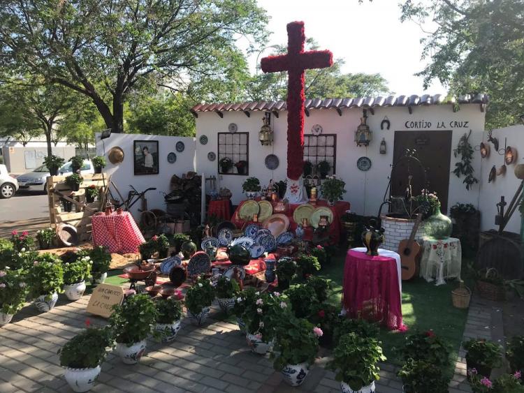 Instalación del Barrio de la Cruz.