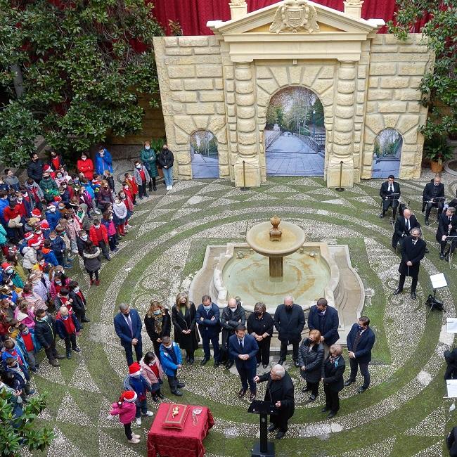Inauguración del belén municipal.