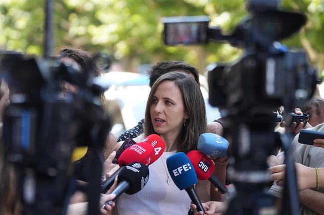 La secretaria general de Podemos, Ione Belarra.