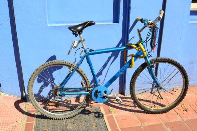 Bicicleta que conducía el fallecido Bicicleta que conducía el fallecido.