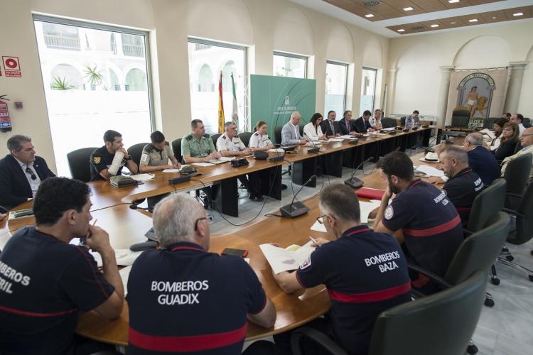 Reunión del Comité Asesor del Plan Infoca en Granada.