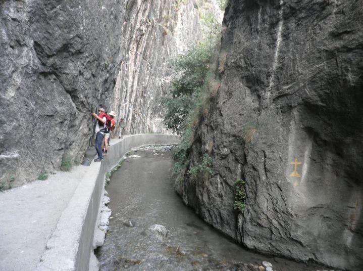 Zona de los Cahorros de Monachil.