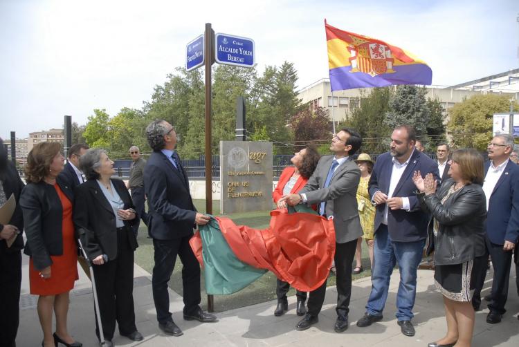 Inauguración de la calle.