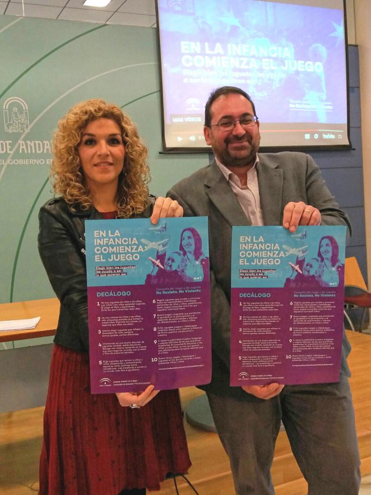 Ana Belén Palomares y Germán González. Ana Belén Palomares y Germán González.