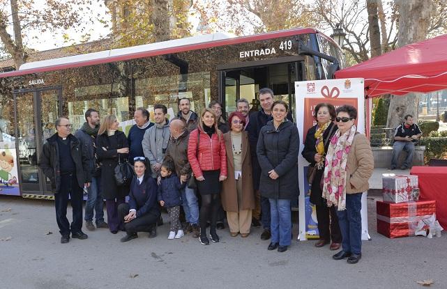 El 'Magic Bus' en el Paseo del Salón.