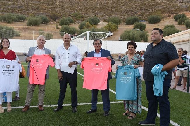 Inauguración del campo de fútbol de Colomera.