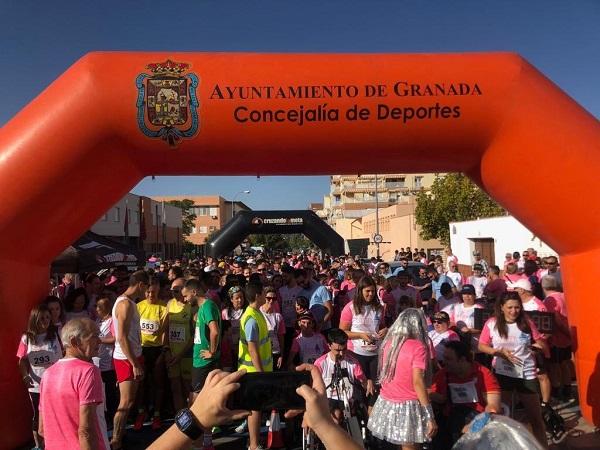 Salida de la carrera este domingo.