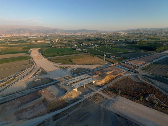 Imagen de archivo de la construcción de la Segunda Circunvalación en la Vega. 