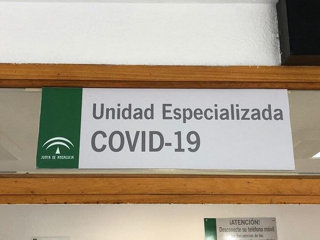 Cartel de una Unidad Covid-19.