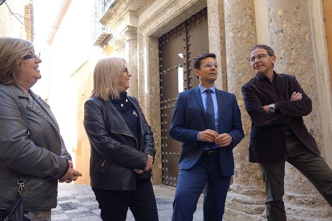 Francisco Cuenca con los concejales Miguel Ángel Fernández Madrid, María de Leyva y Ana Muñoz.