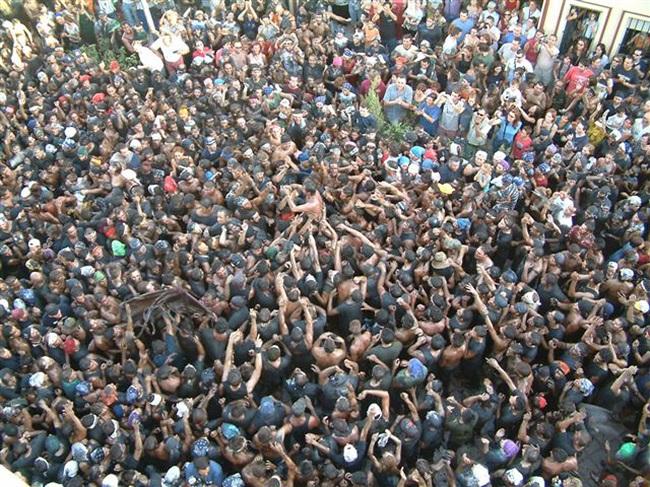 Celebración del Cascamorras en Baza, en imagen de archivo.