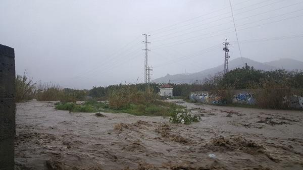 Cauce del río Verde, en Almuñécar.