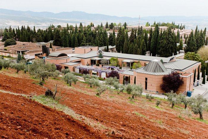 Vista del cementerio.