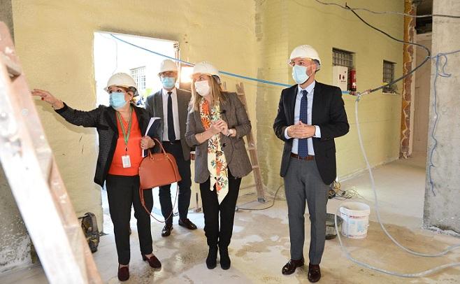 Visita a las obras de ampliación del centro de salud de Ogíjares Visita a las obras de ampliación del centro de salud de Ogíjares.