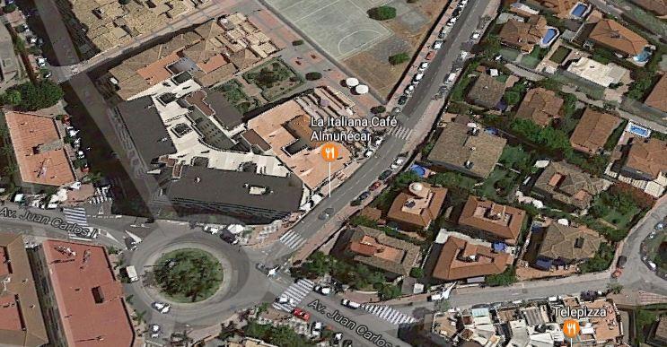 Zona donde se ha producido el incendio Zona donde se ha producido el incendio.