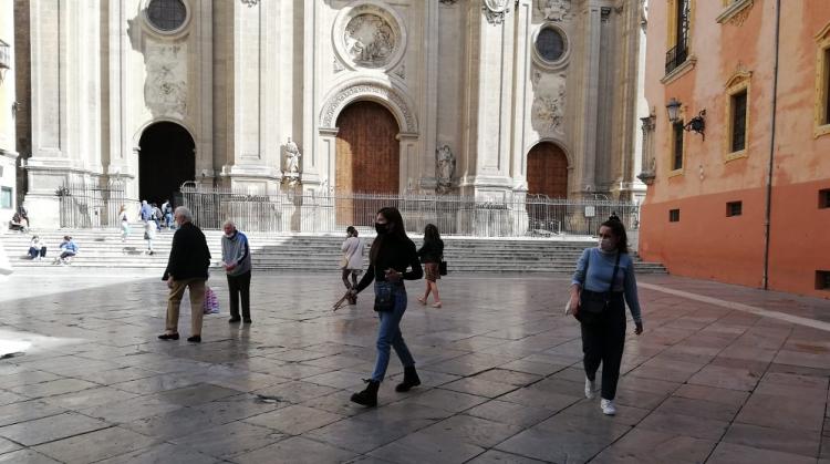 Imagen de la Plaza de las Pasiegas, este mediodía.