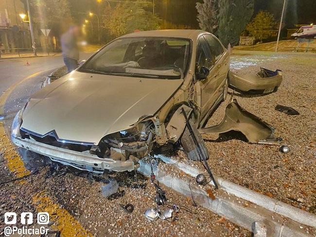 Vehículo siniestrado la pasada madrugada en la capital.