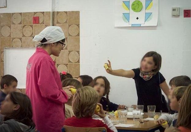 Comedor escolar del Gómez Moreno en una imagen de archivo Comedor escolar del Gómez Moreno en una imagen de archivo.