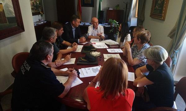 Reunión de la comisión de seguimiento contra la violencia de género.