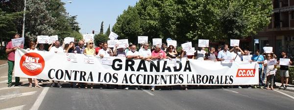 Concentración en protesta por el último accidente laboral mortal registrado en la provincia. Concentración en protesta por el último accidente laboral mortal registrado en la provincia.