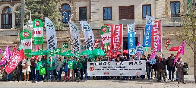 Concentración, este miércoles, en Granada. 