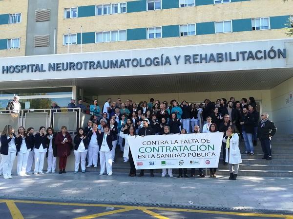 Concentración en Trauma para exigir contrataciones. Concentración en Trauma para exigir contrataciones.