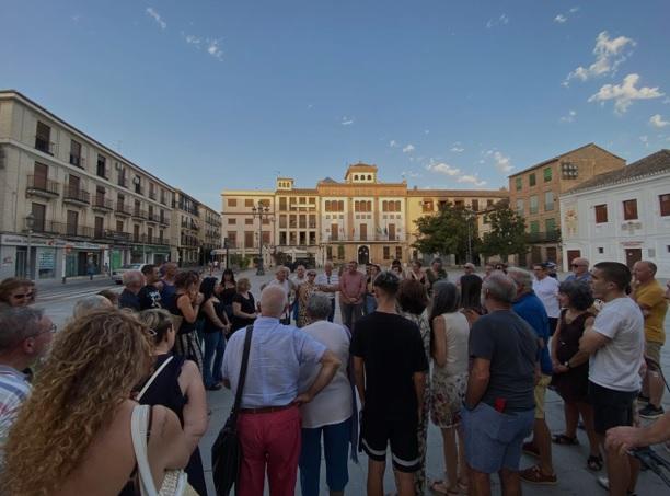 Familiares, en el acto celebrado este 8 de agosto en Santa Fe.