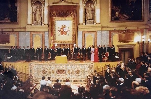 Imagen histórica del Congreso de los Diputados.