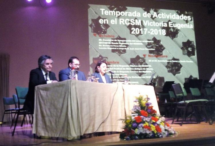 Presentación de las actividades en el Conservatorio.