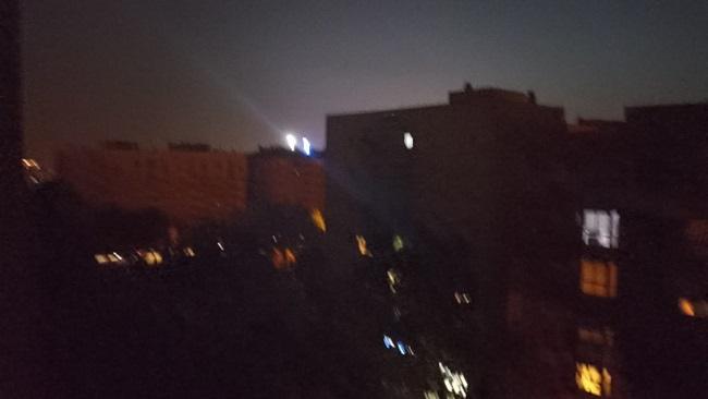 Imagen del corte de luz en la víspera del Corpus en la Zona Norte.