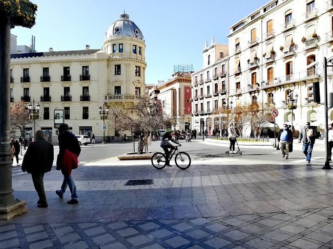 Puerta Real, esta mañana.