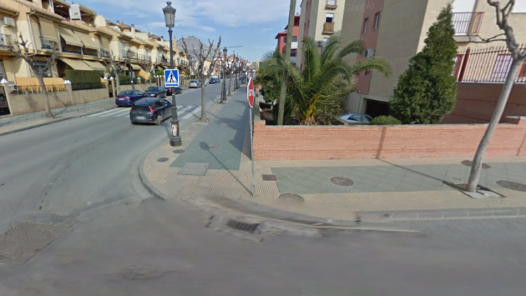 Cruce donde ha ocurrido el accidente. Cruce donde ha ocurrido el accidente.