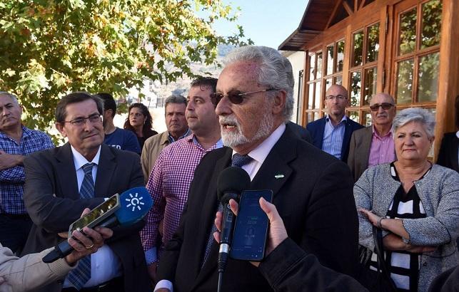 Jesús Maeztu, en una visita el pasado año a la Alpujarra.