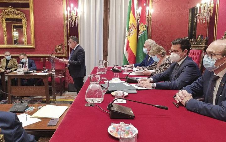 Manuel Martín presenta su informe anual en el Pleno. 
