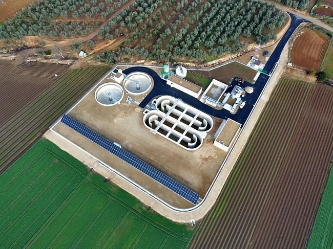Nueva estación depuradora de aguas residuales (Edar) de Huétor Tájar, uno de los municipios bajo el foco de la Comisión Europea. 