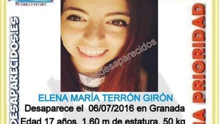 Imagen de la joven que se busca.