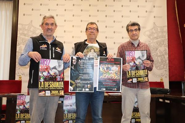 De izquierda a derecha, Rafael Morales, Isidoro Coello y Antonio Cambril. 