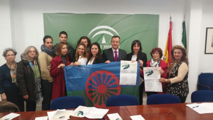 La bandera de la comunidad gitana. La bandera de la comunidad gitana.