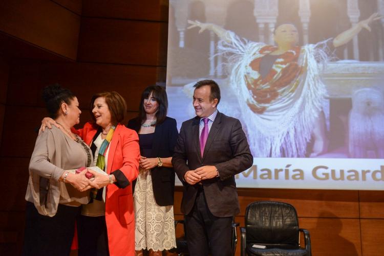 Sánchez Rubio con la bailaora 'Mariquilla'. Sánchez Rubio con la bailaora 'Mariquilla'.