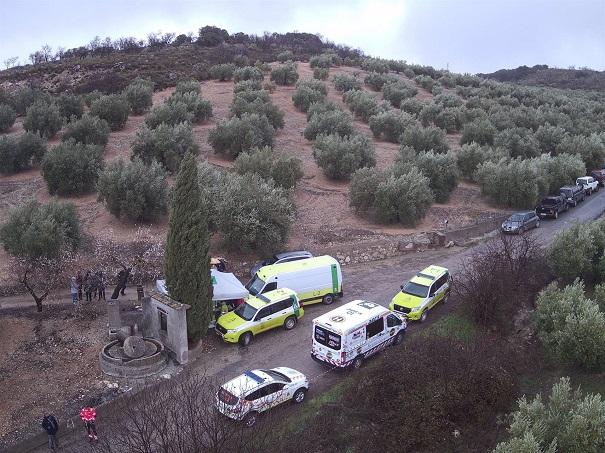 Dispositivo de búsqueda del escultor desaparecido en Moclín.