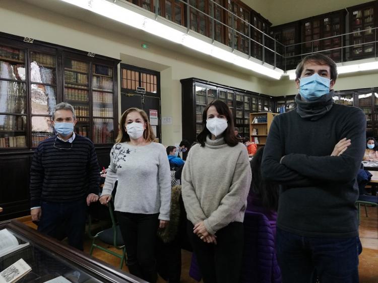 De izquierda a derecha, Emilio Padilla, Mar Fernández, Carolina Vallejo e Ignacio Peña.