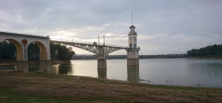 Embalse de Cubillas, en marzo de este año. 