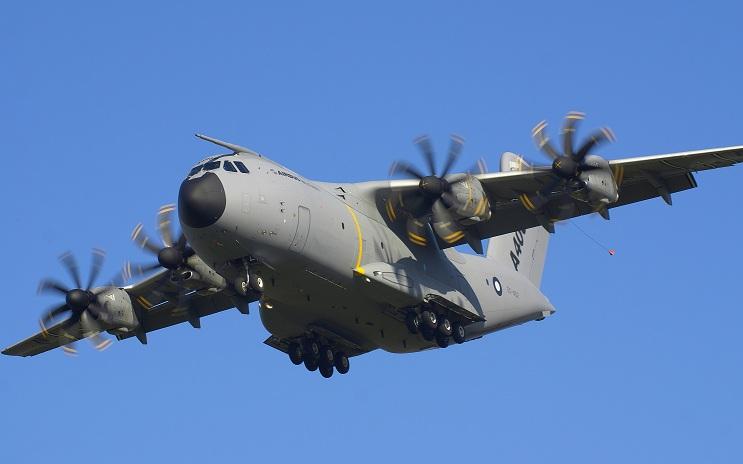 Un Airbus A-400M, que se ensambla y monta en Sevilla. 