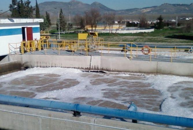 Depuración de aguas en la EDAR Sur. 