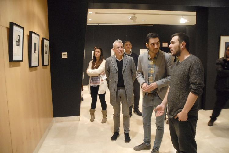 Eduardo Castillo,en la inauguración de una exposición en el Rey Chico. Eduardo Castillo,en la inauguración de una exposición en el Rey Chico.