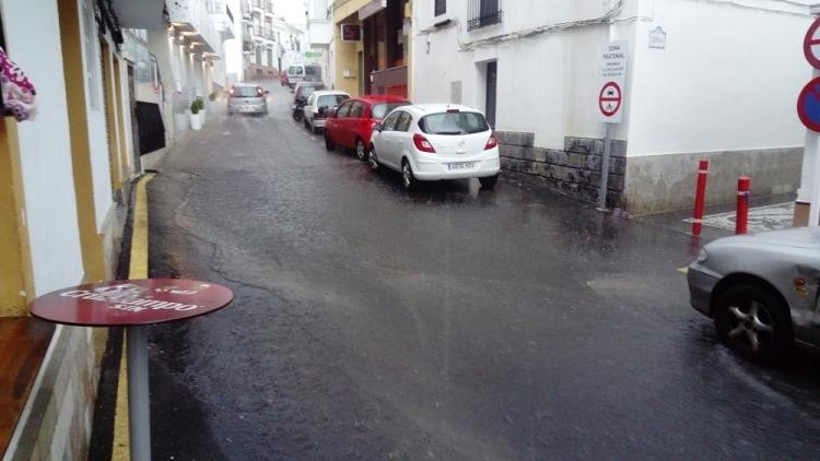 La semana de lluvia ha dejado en Almuñécar casi 130 litros por metro cuadrado.