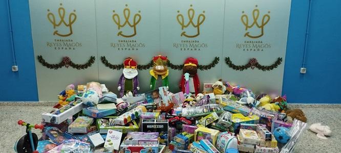 Juguetes de la campaña de la Embajada de los Reyes Magos.