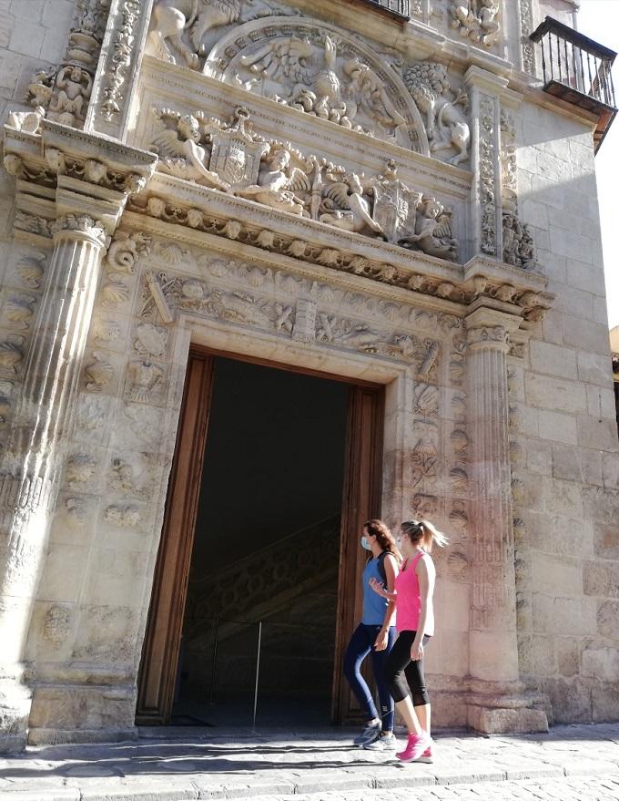 Imagen de archivo de la entrada al Arqueológico al reabrir tras el confinamiento.