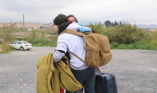 Los estudiantes han sido recibido entre lágrimas por sus familiares.