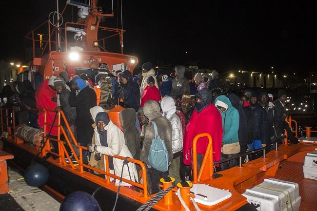 Expedición llegada la madrugada de Reyes al Puerto de Motril.